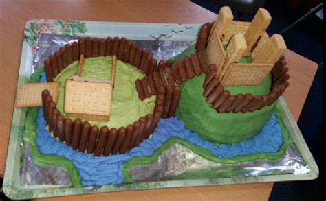 Motte And Bailey Castle Cake