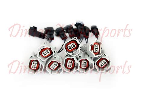 8 Denso Female To Ev6 Male Fuel Injector Connector Electrical Plug Clip Adapter Ebay