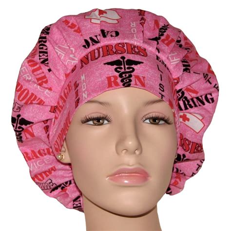 Scrub Hats Rn Nurse Save A Life Scrubheads Scrub Cap Bouffant Etsy