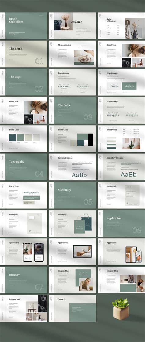 Brand Guidelines Presentation Template For Adobe Indesign