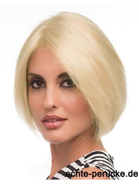 Kinn L Nge Blonde Mode Zoll Straight Bob Per Cken