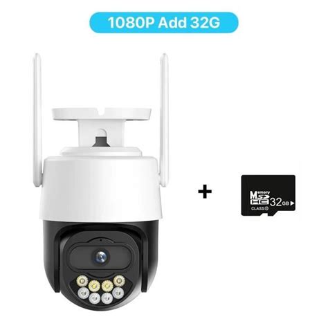 Caméra de surveillance extérieure PTZ IP WiFi HD 4MP 2K dispositif de