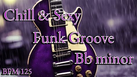 Chill Sexy Smooth Funk Groove Guitar Backing Track In Bb Minor