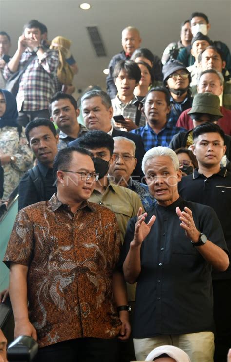 Ganjar Pranowo Hadiri Dialog Calon Presiden Di IPB ANTARA Foto