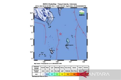 Gempa 51 Magnitudo Guncang Karatung Manado Pada Minggu Pagi Antara