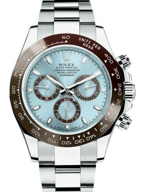 Rolex Cosmograph Daytona Ice Blue Dial Platinum Mens Watch