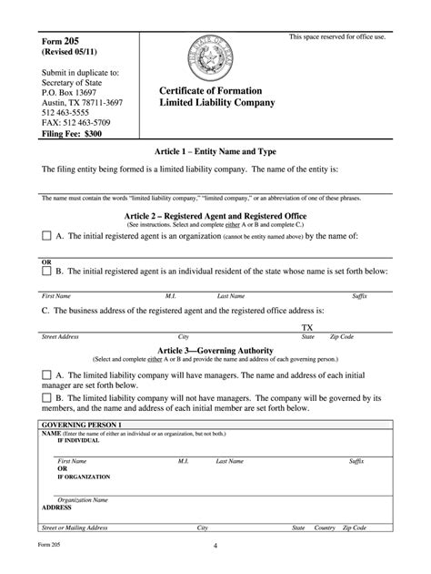 Formation Limited Liability Company Fill Out Sign Online Dochub