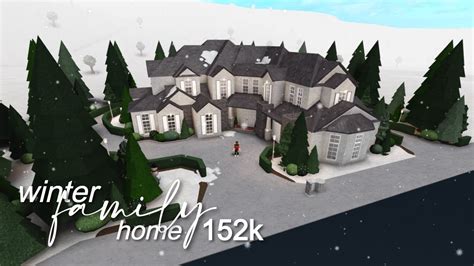 Roblox Bloxburg Winter Mansion