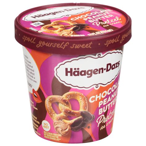 Haagen Dazs Pretzel Ice Cream Chocolate Peanut Butter Oz Off