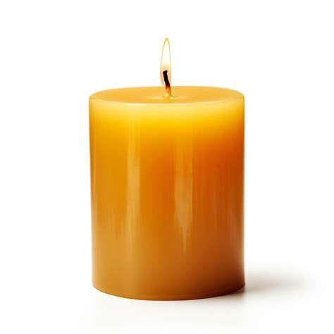Premium Ai Image Candle Isolated On A White Background