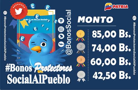 Bonos Protectores Social Al Pueblo on Twitter ENTÉRATE