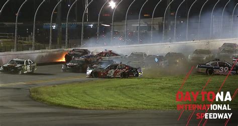 Big Crash Strikes Late In Xfinity Race At Daytona NASCAR