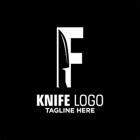 Premium Vector Letter F Knife Logo Design Template Inspiration Vector