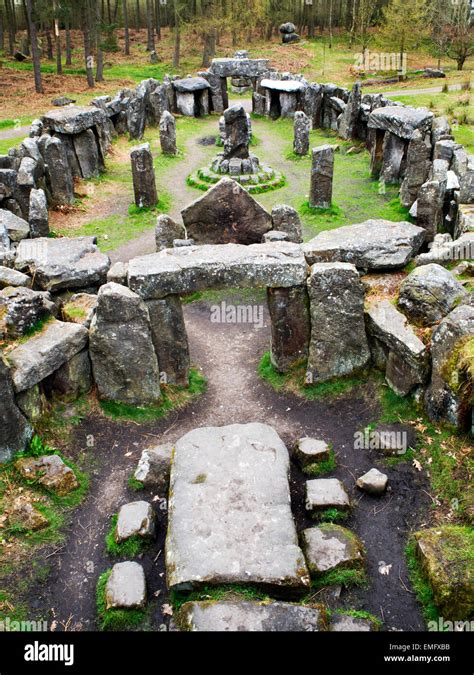 The Druids Temple Ilton Near Masham North Yorkshire England Stock Photo