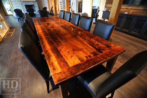 Ontario Barnwood Harvest Table For A Northern Ontario Cottage Blog