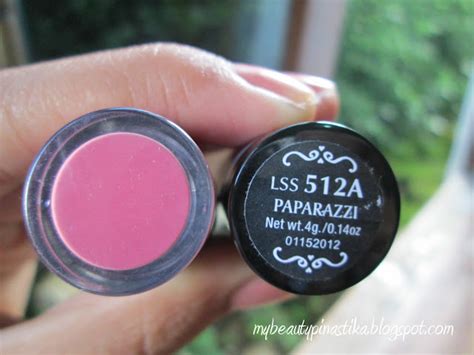 Pinastika Beauty Blog Review Nyx Round Lipstick In Paparazzi