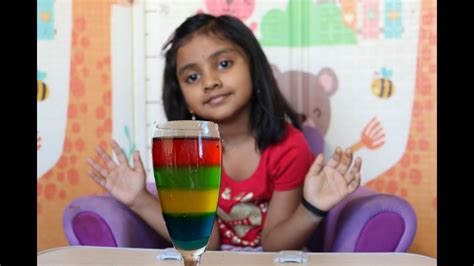 Sugar Water Density Rainbow 🌈 Science Experiment 🧪 Youtube