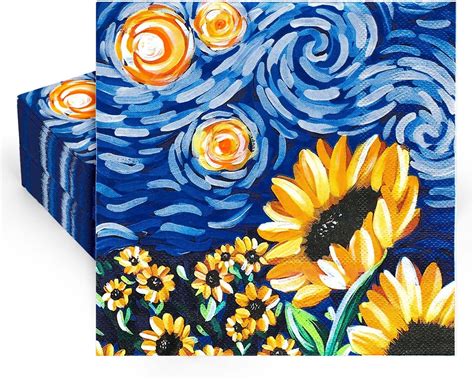 Amazon Sunflower Napkins For Sunflower Theme Birthday Party