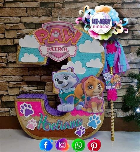 The Paw Patrol Birthday Sign Is Displayed In Front Of A Brick Wall And