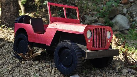 How To Make Jeep From Cardboard Cardboard Jeep Willys Cardboard