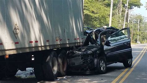 Driver Airlifted To Hospital After Rear Ending Tractor Trailer