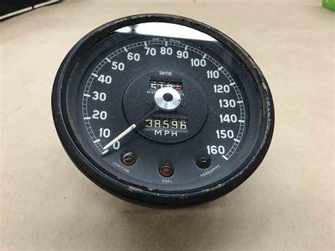 Jaguar Xke E Type Smiths Speedometer Speedo Mph Gauge Sn