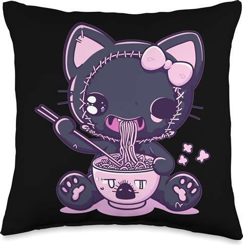 Amazon Goth Pastel Cute Creepy Kawaii Cat Voodoo Doll Ramen