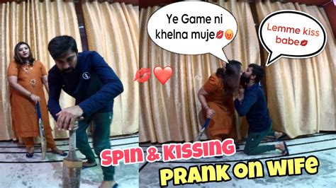 Spin And Kissing💋prank On Wifegone Romantic24 Hours Romantic Prank On