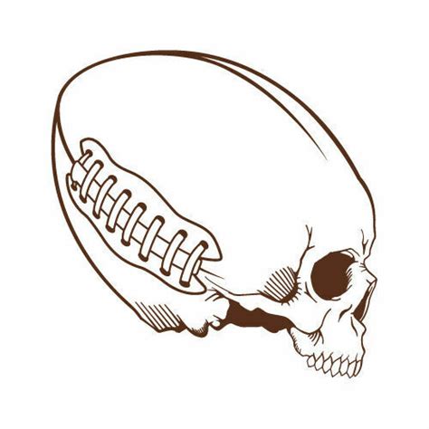 Set 2 Stickers Tuning Skull Rugby Side Sport Decal Ebay