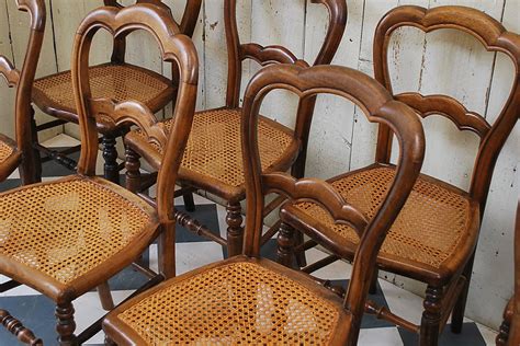 Set Of Eight Antique French Bistro Chairs For Sale Uk Cotswolds