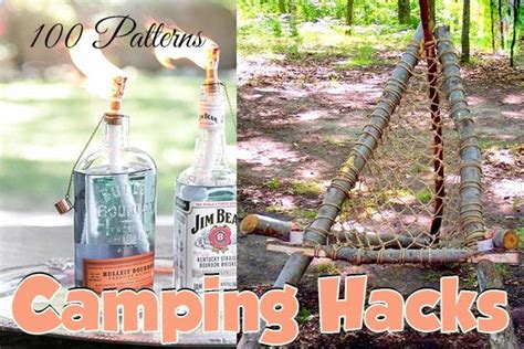 Camping Hacks For Camping Or Hiking Craftfreebies