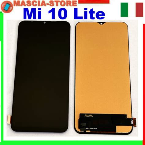 LCD DISPLAY XIAOMI MI 10 LITE M2002J9G M2002J9S TOUCH SCREEN SCHERMO ...