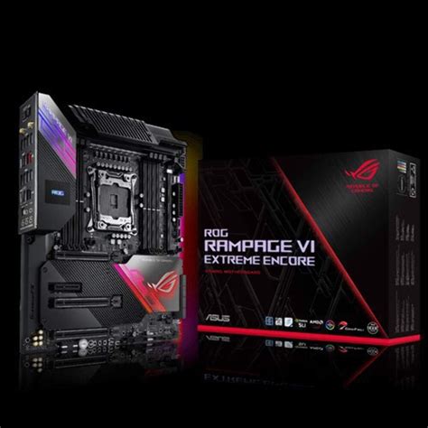 Asus Rog Rampage Vi Extreme Encore Placa Mãe Intel X299 E Atx Usb 3 2 Ddr4 Br