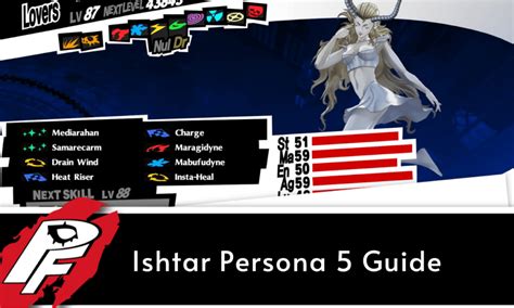 Ishtar Persona 5 Guide How To Unlock Ishtar In Persona 5 Persona Fans