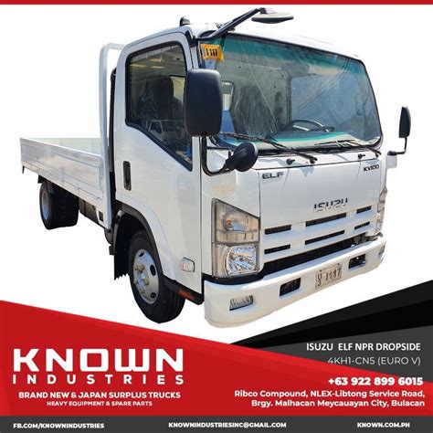 ISUZU ELF NPR DROPSIDE 6 Wheeler 4KH1 CN5 EURO V Special Vehicles