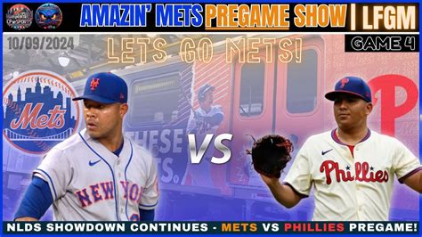 Mets Vs Phillies Pregame Can The Mets Finish The Job At Home New