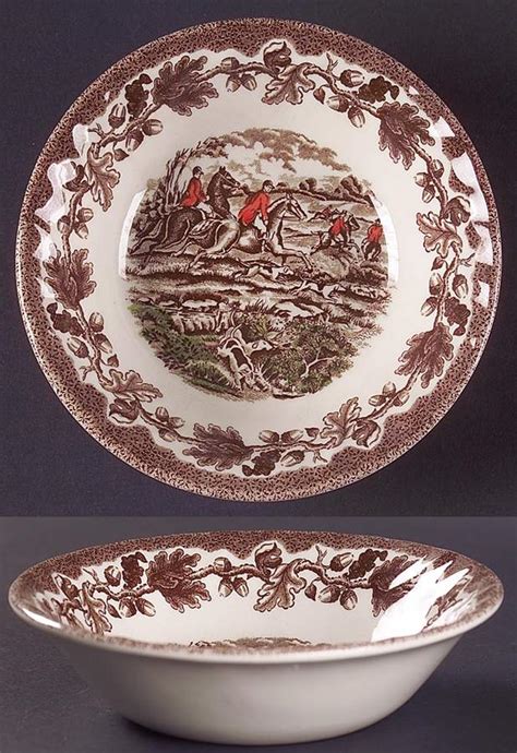 Country Life Brown Multicolor Coupe Cereal Bowl By Churchill