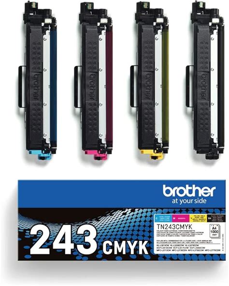 Brother TN 243BK TN 243C TN 243M TN 243Y Toner Cartridges Black Cyan