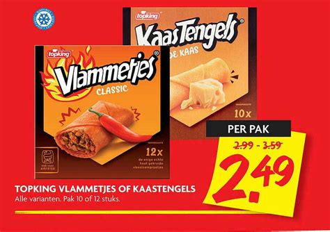 Topking Vlammetjes Of Kaastengels Aanbieding Bij DekaMarkt 1Folders Nl