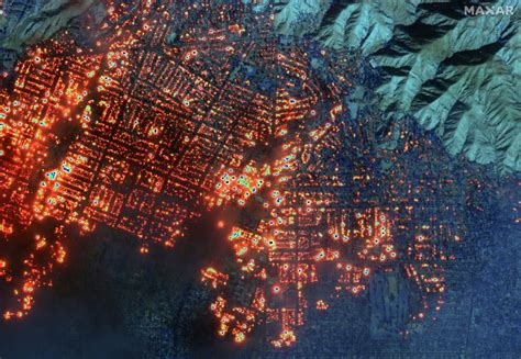 Satellite Images Show Wildfires Burning In Southern California Nbc Los Angeles