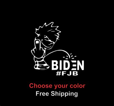 Calvin Pee On Joe Biden Fjb Funny Car Vinyl Window Decal Sticker Jdm