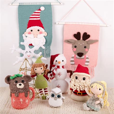 Amigurumi Festival Kerst Kerst Wandhangers Garen En Haakpakket