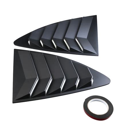 Car Rear Quarter Window Louvers Scoops Spoiler Car Styling Tunning