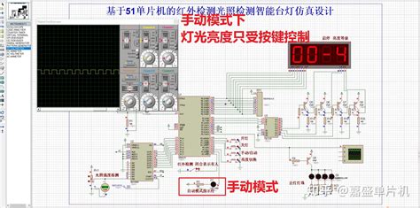 51单片机的智能台灯控制系统仿真 Proteus仿真程序原理图报告讲解视频） 知乎