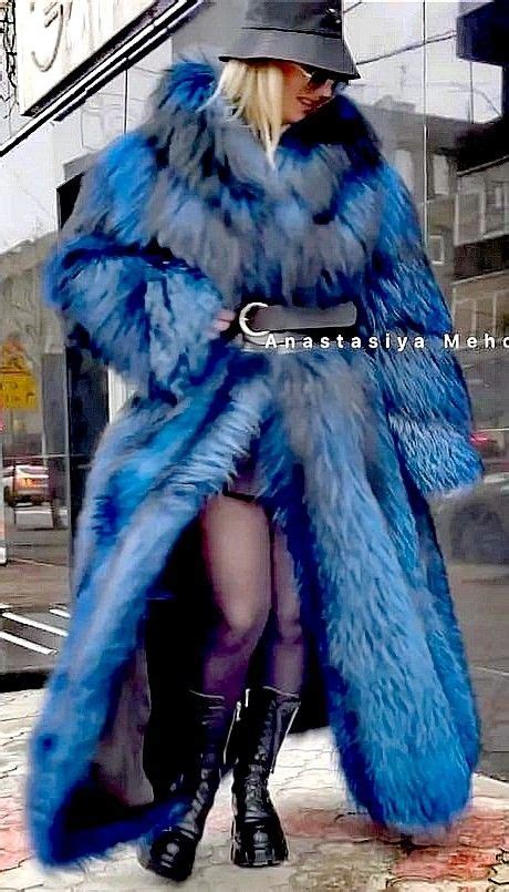 Sexy Fox Fur Fashion Naked Women Fur Coat Jackets Coats Super