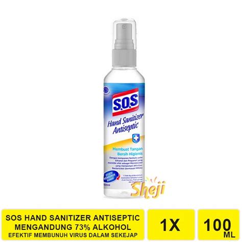 Jual SOS HAND SANITIZER ANTISEPTIC 100ML Shopee Indonesia