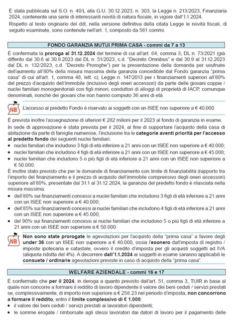 LE NOVITA DELLA LEGGE FINANZIARIA 2024 ABBAV