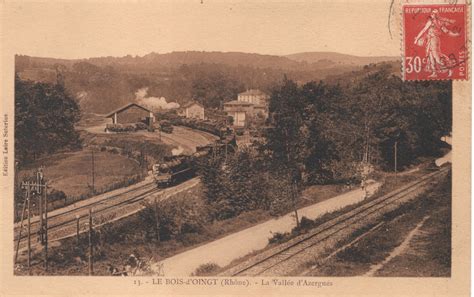 Le Bois D Oingt La Gare Carte Postale Ancienne Et Vue D Hier Et