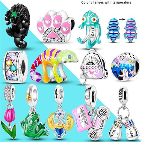 New Products Hot Sale Sterling Silver Embrace Chameleon Beads