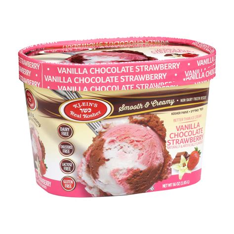 Strawberry Vanilla And Chocolate Ice Cream